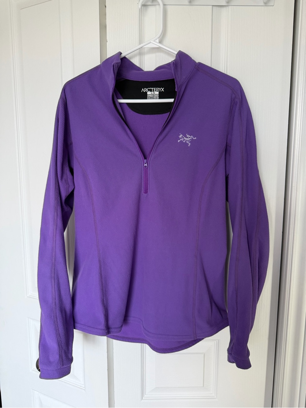 Arc'teryx Women's Violet Half-Zip Long Sleeve Top